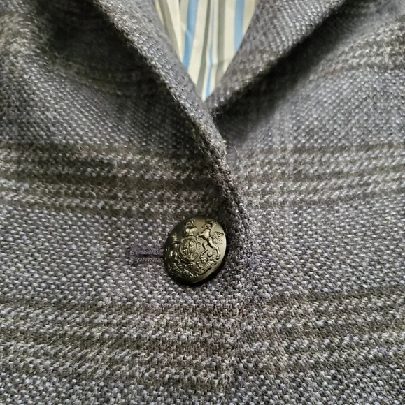 Veronica Beard Gia Peak Plaid Wool Jacket Blazer - Picture 2 of 10